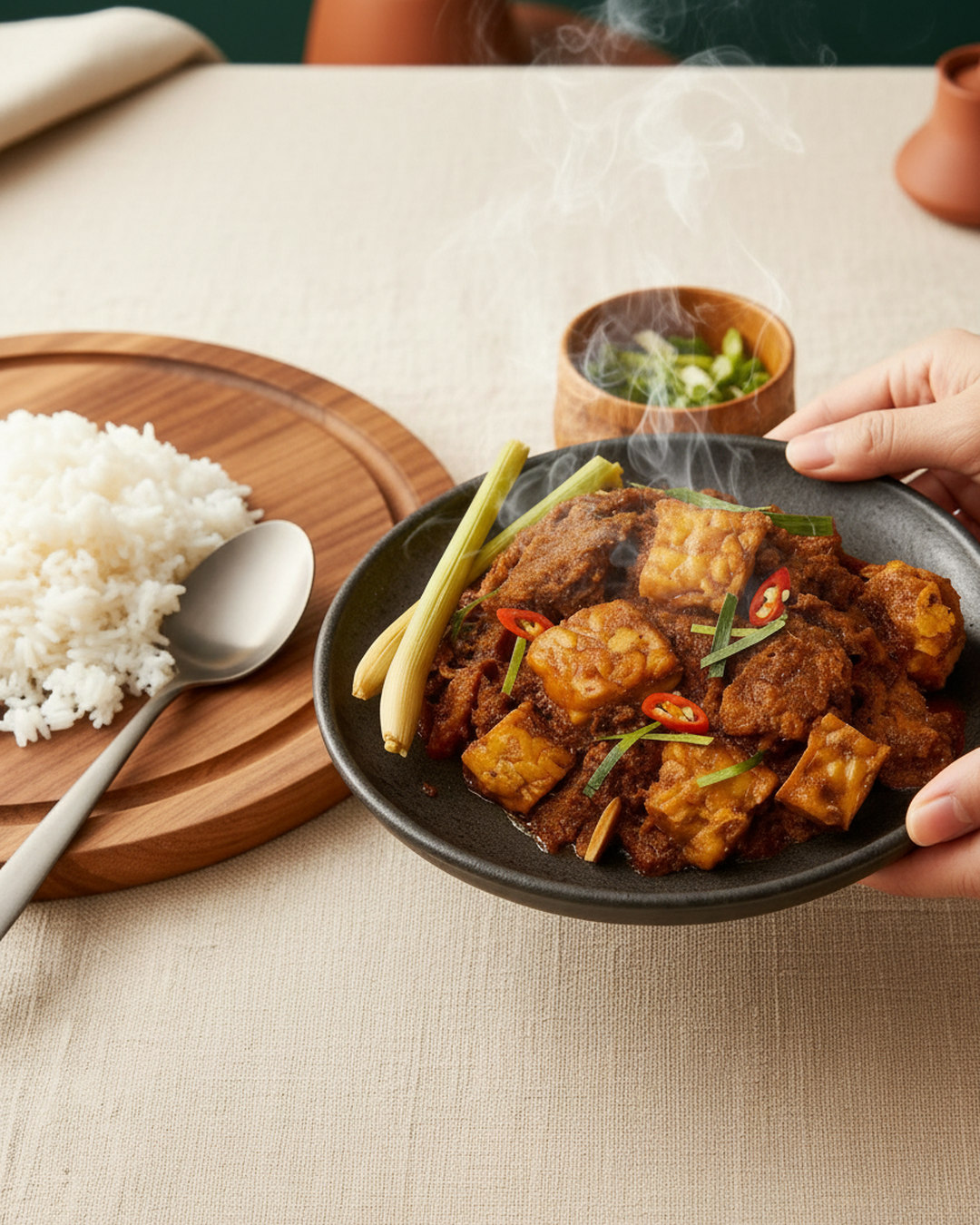 Pinxin — Steaming rendang
